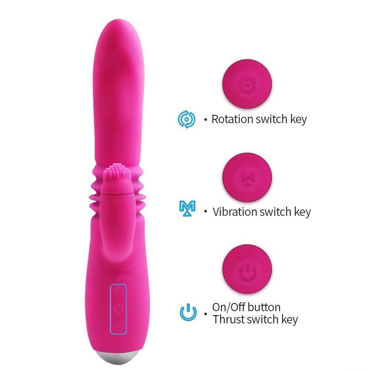 Idol Plus - vibrating, thrusting and clitoral vibrator all in one