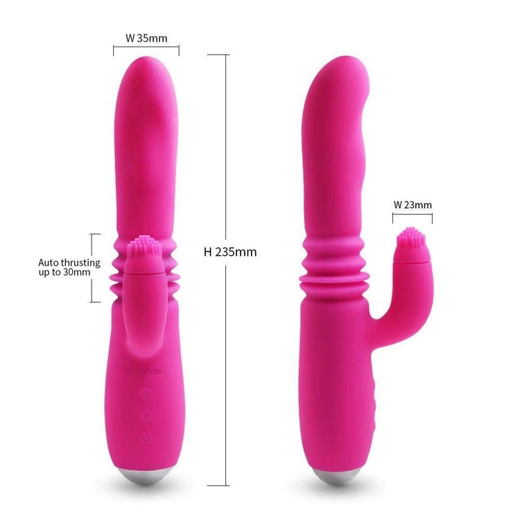 Idol Plus - vibrating, thrusting and clitoral vibrator all in one