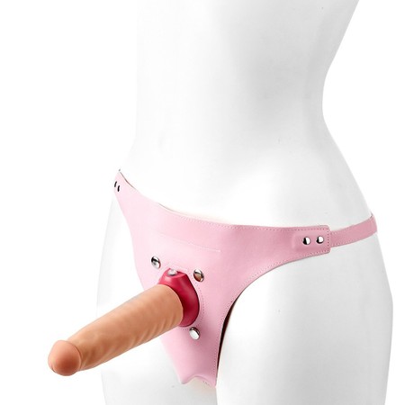 Pink Riders Pink strapon with a pleasant dildo vibrating two-way NMC​