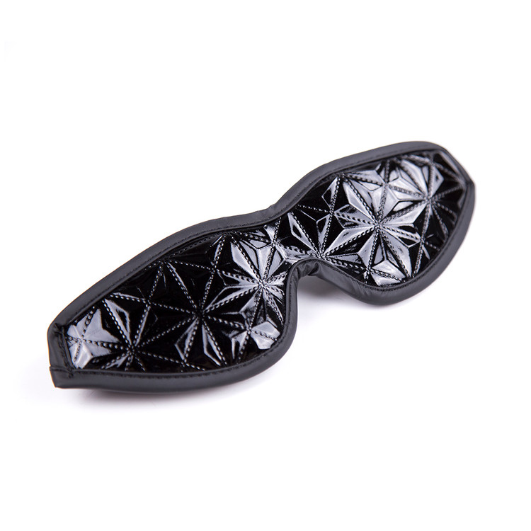 Glossy Black Blindfold