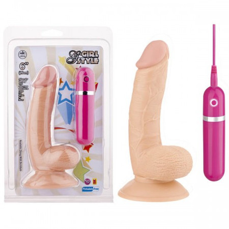 NMC G-Girl Style Realistic Dildo with Vibration Remote​