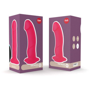 The Boss Pink Silicone Dildo Length 17 cm Thickness 4 cm Fun Factory