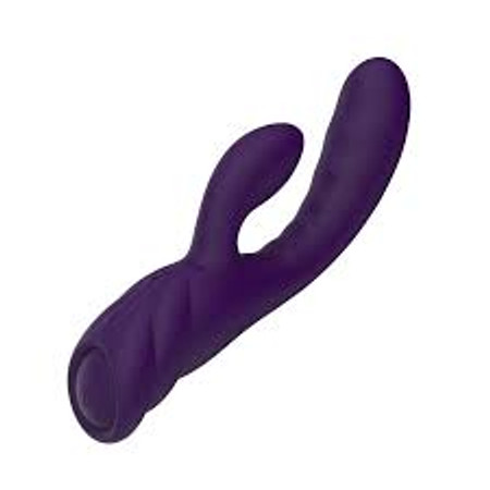 Pure 2 - Inflatable purple silicone vibrator for combined stimulation of the clitoris and G-spot by Nalone