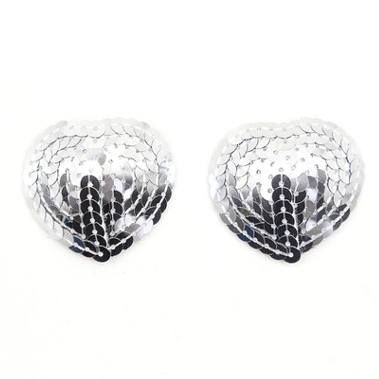 מדבקות כסופות נוצצות לפטמות