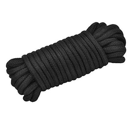 Black cotton rope for bondage games