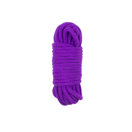 Purple cotton rope for bondage games
