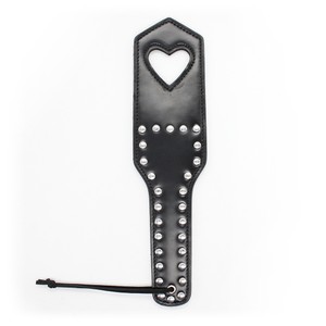 Faux Leather Heart Spanking Paddle