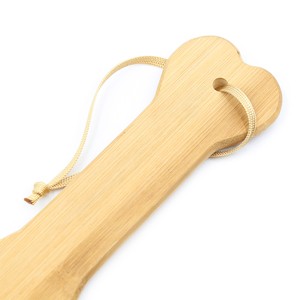 Bamboo Spanking Paddle with Heart Shaped Handle