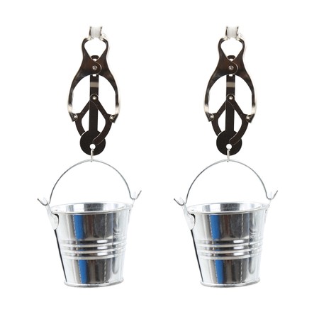 Nipple Clamps with Buckets for Adding Weight