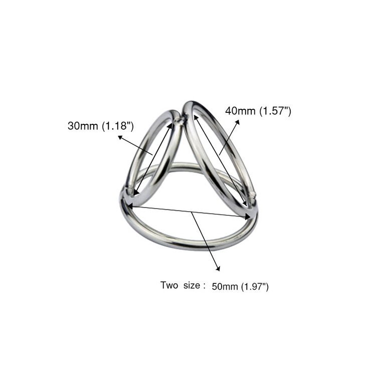 קוקרינג יציקה אחת 3 טבעות - גדול