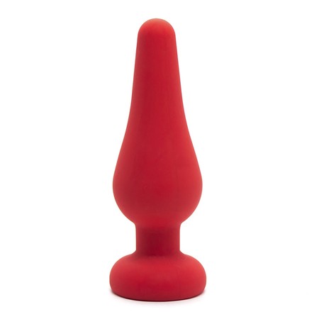 Red cone silicone plug