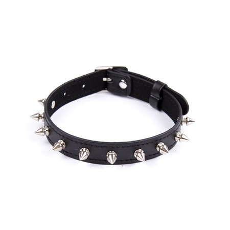 Black Choker with Spikes