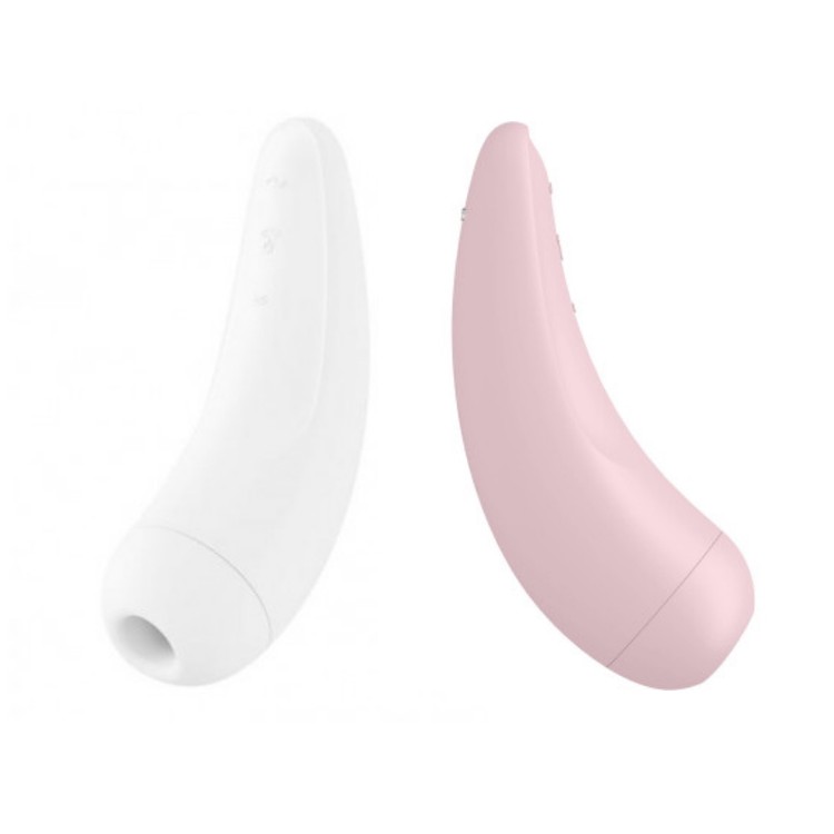 Curvy +2 שואב רוטט לדגדגן עם אפליקציה של Satisfyer