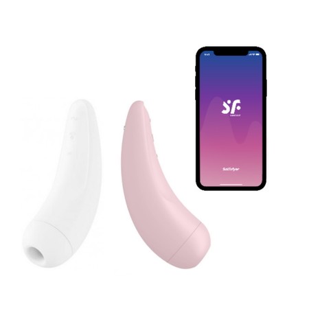 Curvy +2 שואב יונק לדגדגן עם אפליקציה של Satisfyer