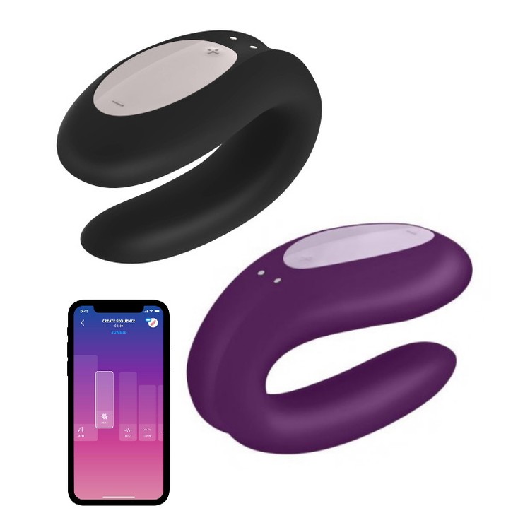 Double Joy ויברטור לזוגות עם אפליקציה