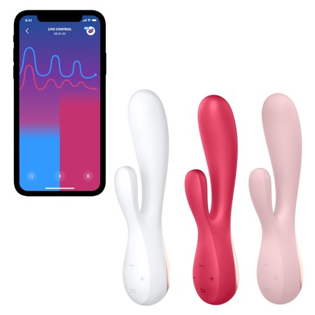 Mono Flex - double pleasure vibrator for vaginal and clitoral stimulation operated with an app by Satisfyer