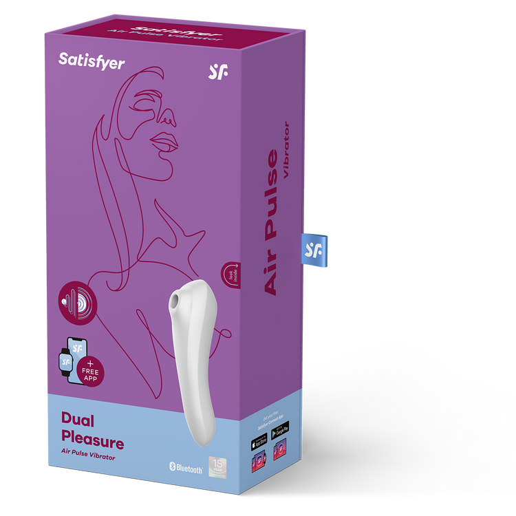 Dual Pleasure  לבן באריזה