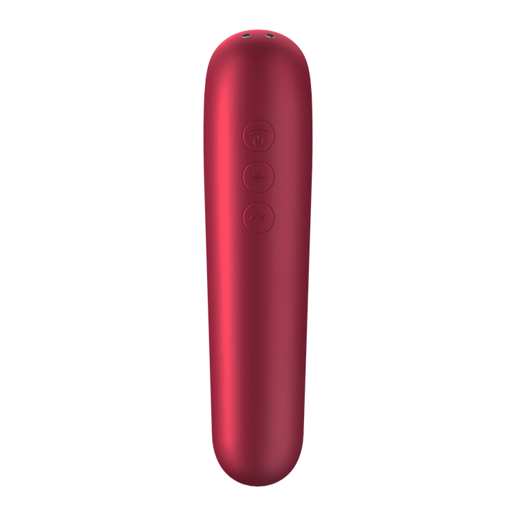 Dual Love ויברטור שואב יונק עם ראש לחדירה