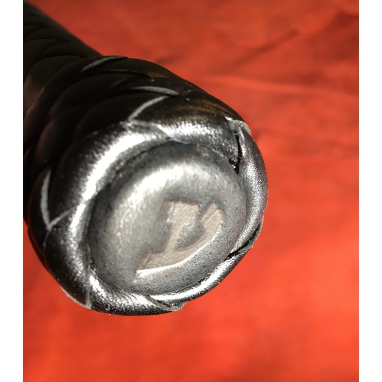 Bull whip made of extra long handmade leather, length 2.5