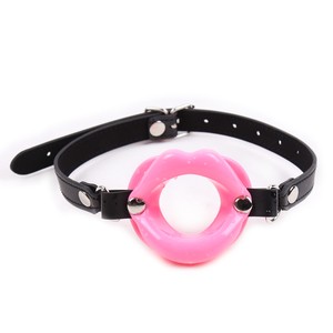 Pink Lip Shaped Mouth Spreader Gag