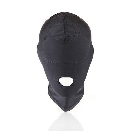 Black spandex mask padded at the eyes for complete darkness