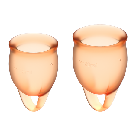 Feel Confident זוג גביעוניות זהובות של Satispyer