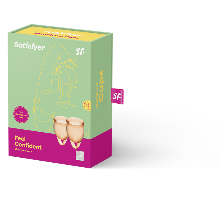 Feel Confident זוג גביעוניות זהובות של Satisfyer