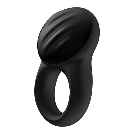 Signet Ring טבעת רטט מחוספסת עם אפליקציה של Satisfyer