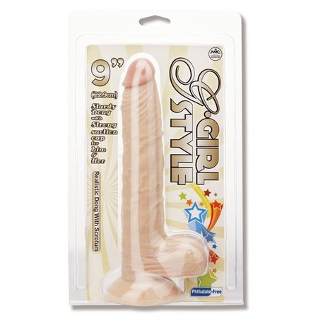 NMC G-Girl Style Large Realistic PVC Dildo 22.9 cm