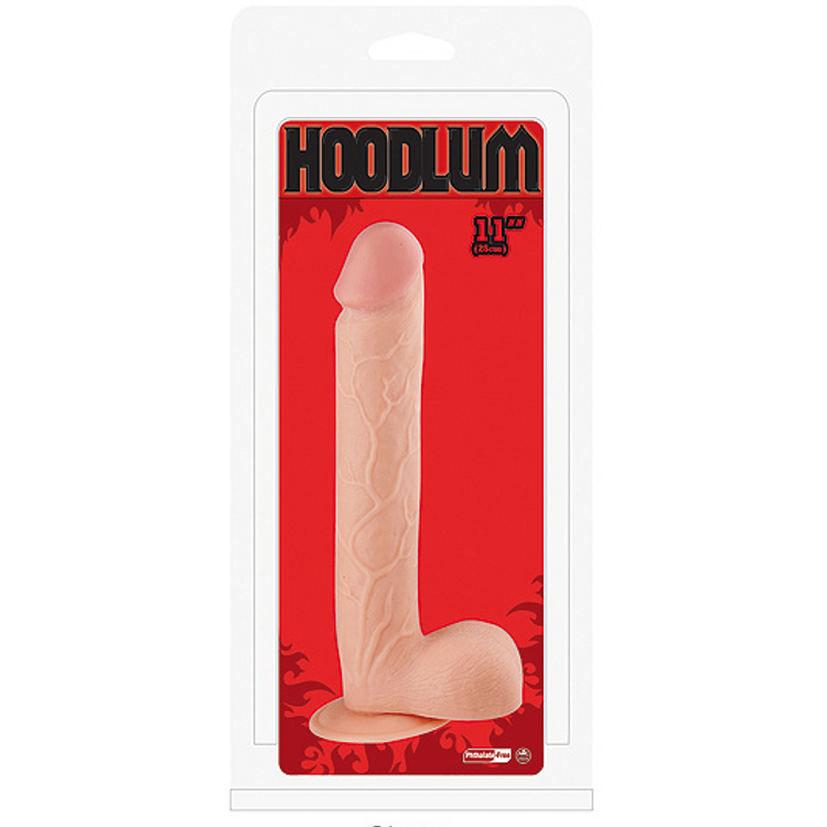 Hoodlum דילדו גדול במראה מציאותי 28 ס"מ