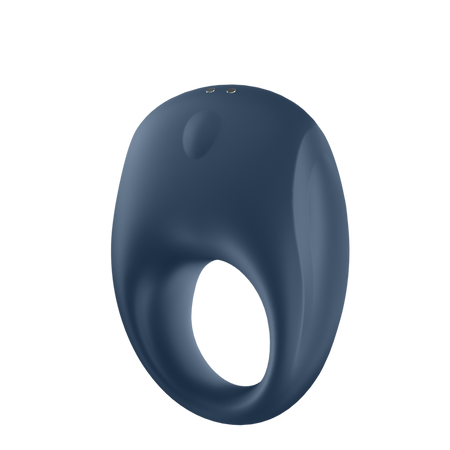Strong One Blue Silicone cockring 10 Satisfying Vibration Modes