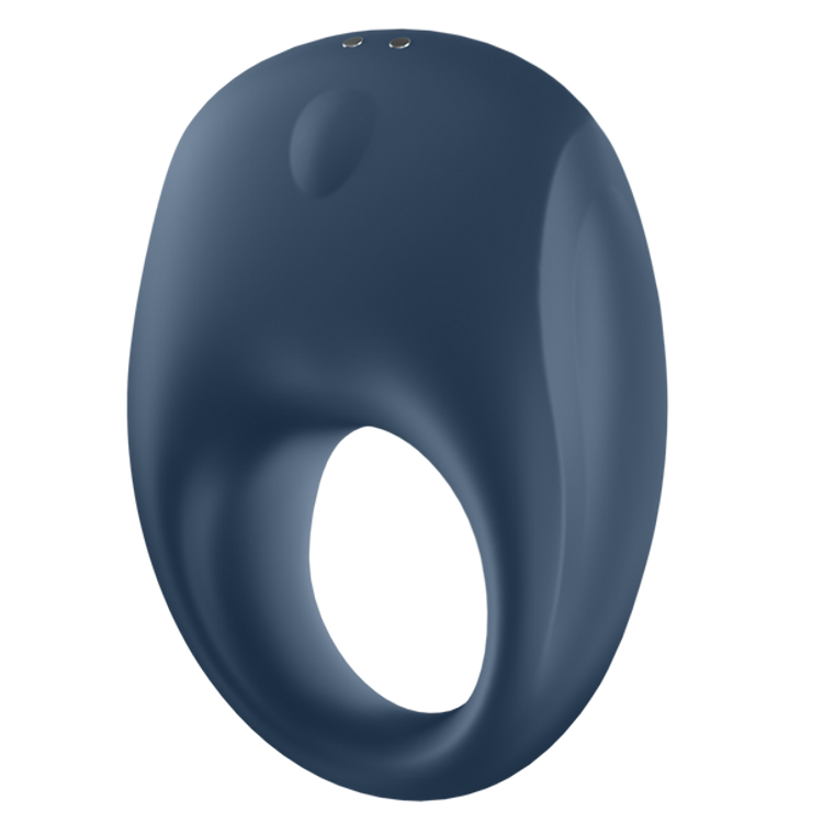 Strong One Blue Silicone cockring 10 Satisfying Vibration Modes