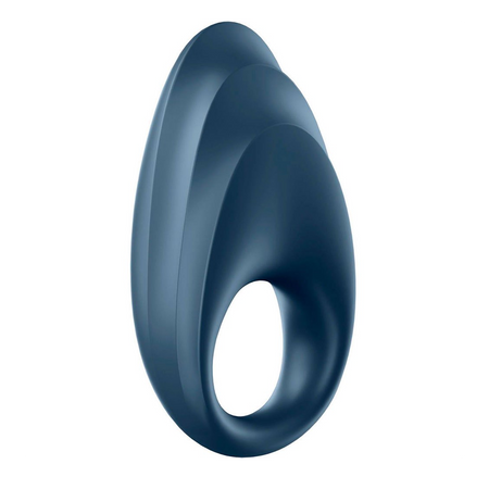 Powerful One - blue silicone cockring 10 vibration modes Satisfyer