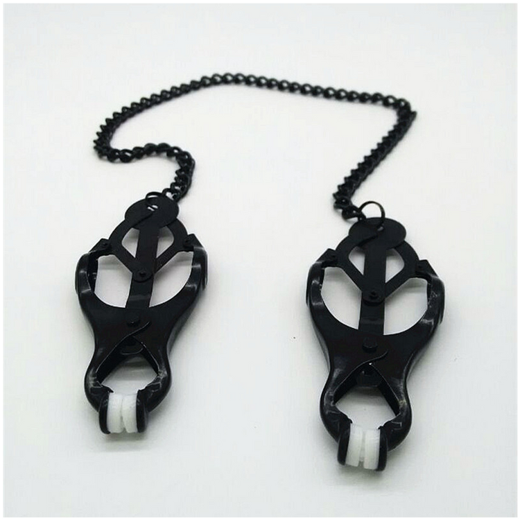 מצבטי פטמות תלתן בצבע שחור