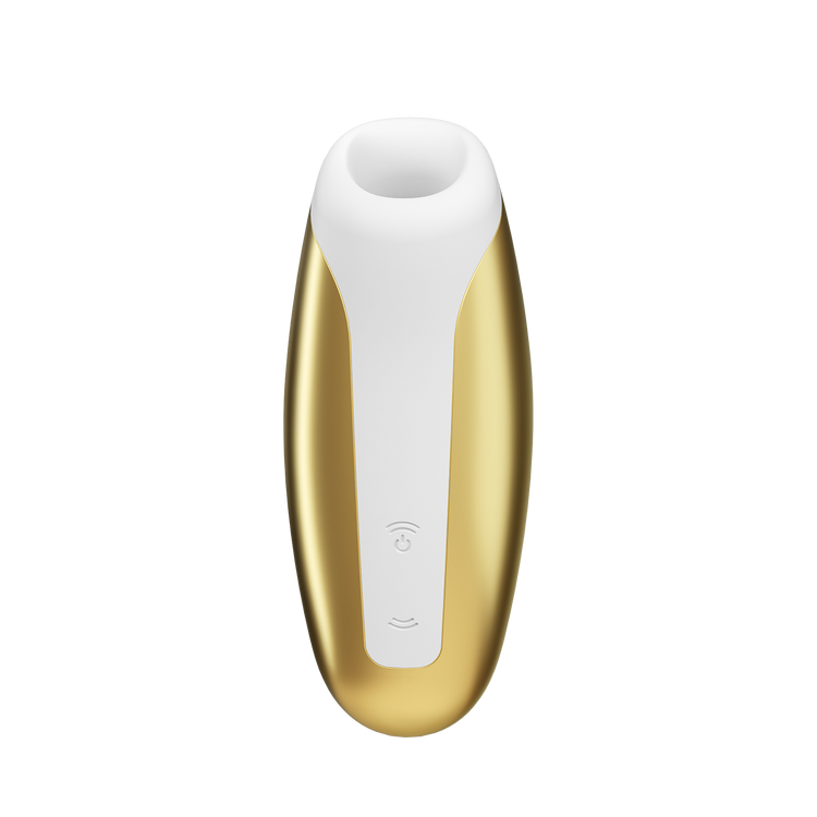 ​Love Breeze ויברטור יונק קומפקטי בצבע זהב Satisfyer​