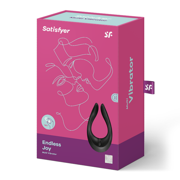 Endless Joy Multifun 2 ויברטור סיליקון זוגי להנאה ביחד עם 14 וריאציות שונות Satisfyer​