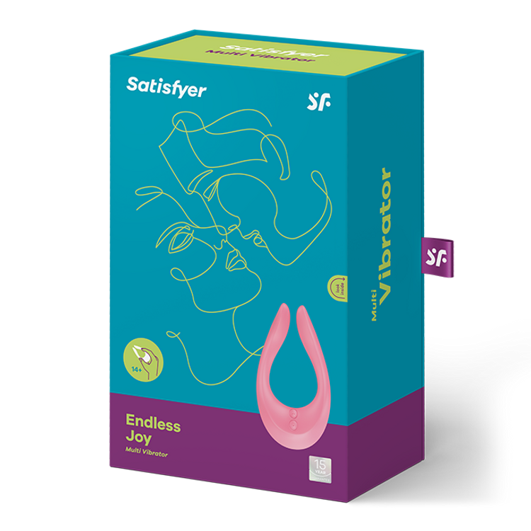Endless Joy Multifun 2 ויברטור סיליקון זוגי להנאה ביחד עם 14 וריאציות שונות Satisfyer​