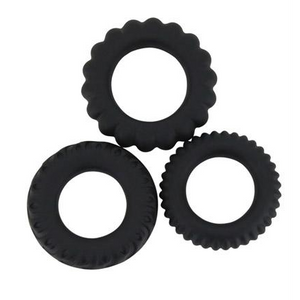 TITAN COCKRING Set of 3 silicone cockrings in various designs