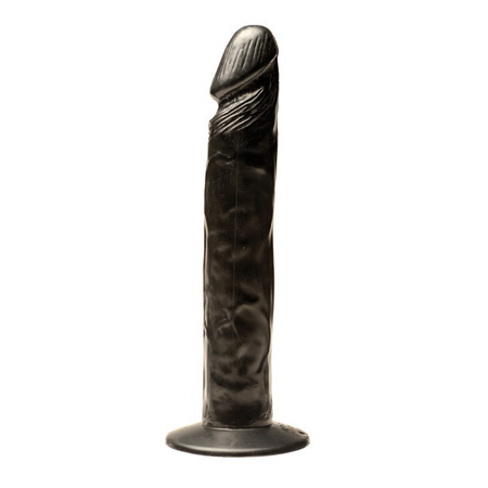 SO REAL VEINY DONG Realistic black dildo suitable for strapon and clings  23cm long