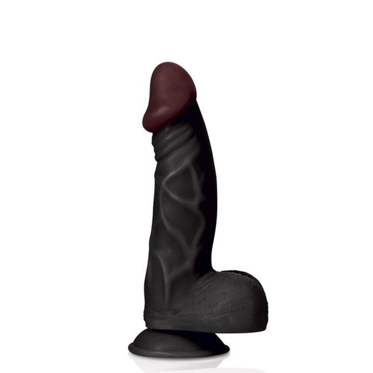 Amazing XXL Black דילדו ריאליסטי של Captain Red  שחור אורך 23 ס"מ עובי 5 ס"מ