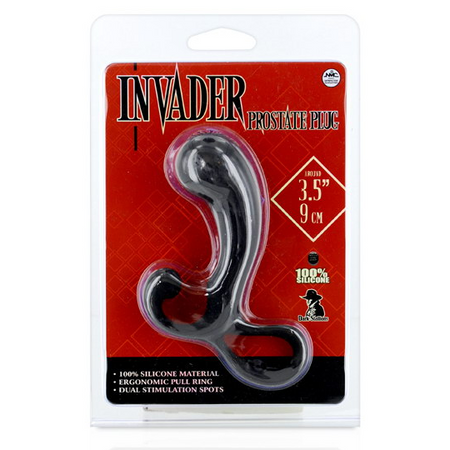 INVADER מעסה פרוסטטה שחור מסיליקון