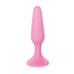Glamy 9 cm silicone pink anal plug