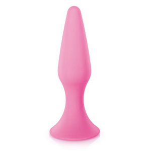 Glamy 12 cm silicone pink anal plug