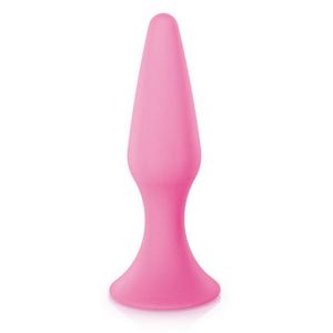 Glamy 12 cm silicone pink anal plug
