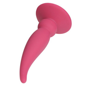 NMC Curved Horn Pink Anal Plug