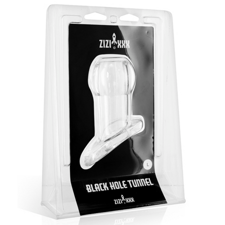 ZIZI BLACK HOLE TUNNEL CLEAR Transparent Anal Canal Plug XL