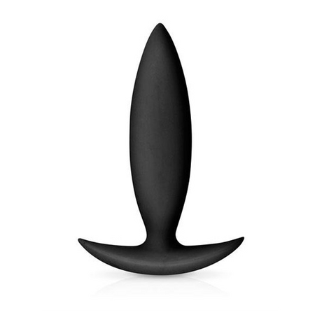 Radical very small black silicone anal plug 8.5 cm long