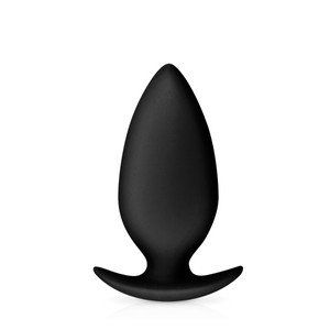 Radical Medium black silicone anal plug 10 cm long