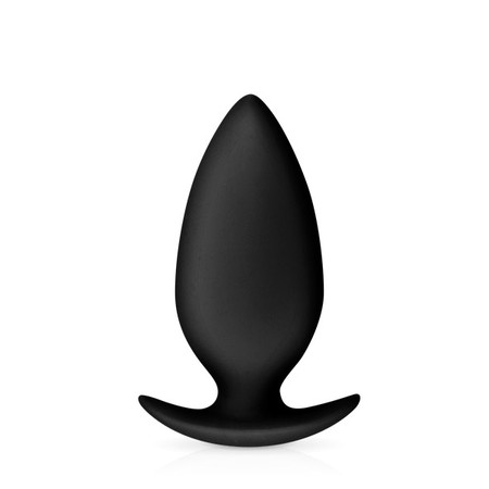 Radical Medium black silicone anal plug 10 cm long