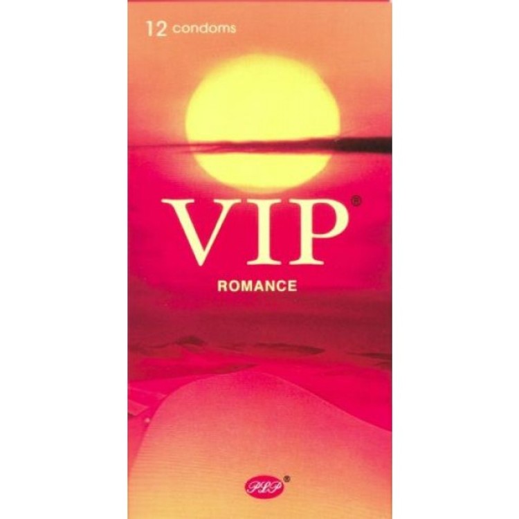12 VIP Romance קונדומים  בטעם טרופי מתקתק